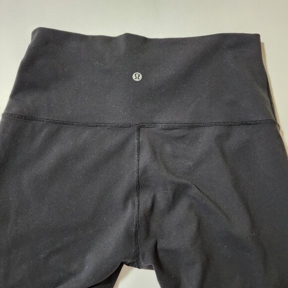 Lululemon Black Luon High Rise Wunder Under Crop - Picture 4 of 6